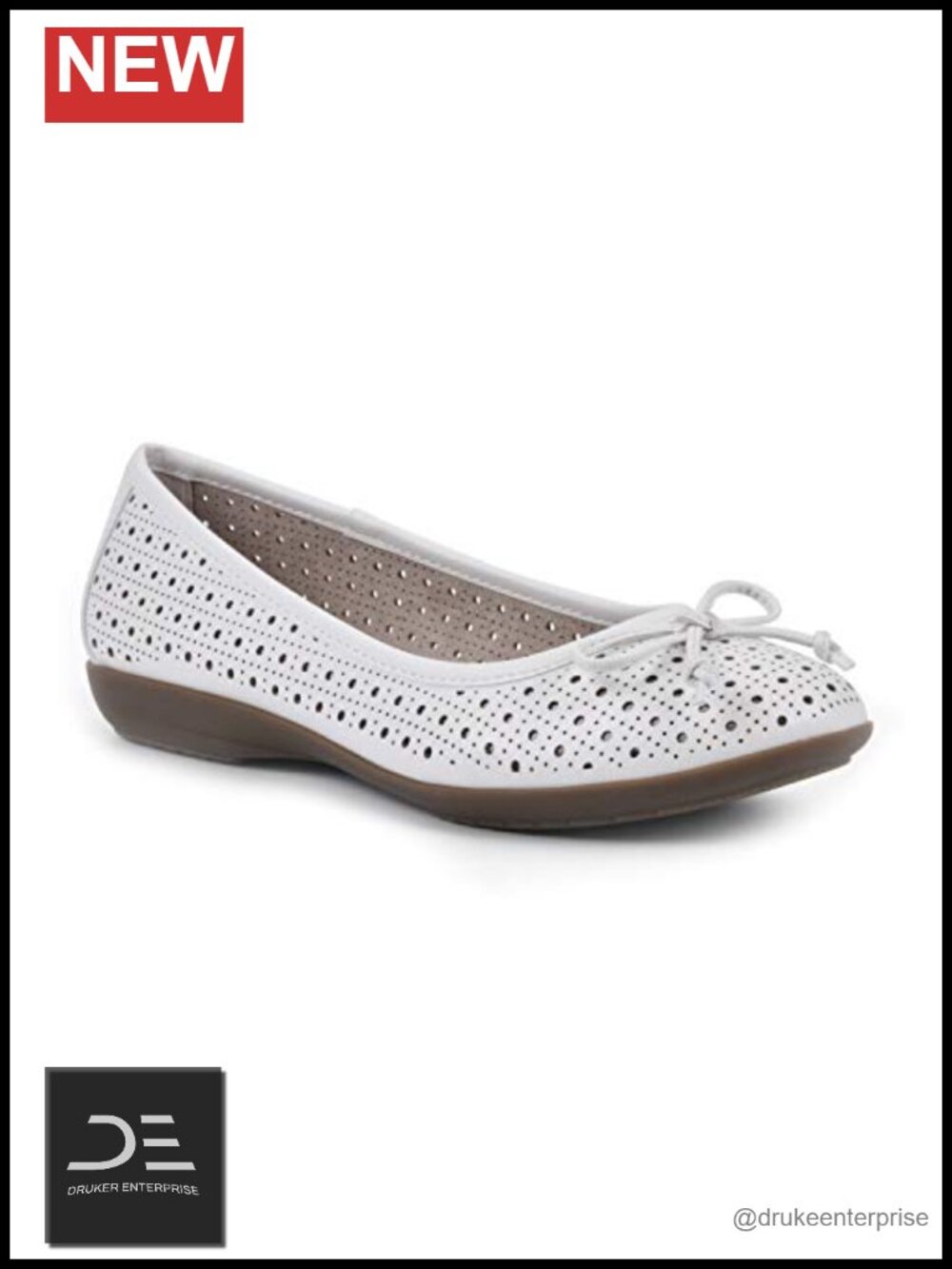 Cushioned Ballet Flat With Memory Foam Insole